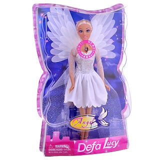 8219 цветн Кукла "Вошебная фея "с мерцающими крылышками